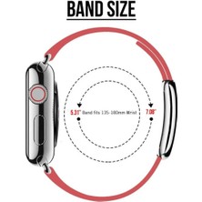 Psgt Apple Watch Uyumlu 38/40/41 Mm Için Modern Buckle Hakiki Deri Kordon