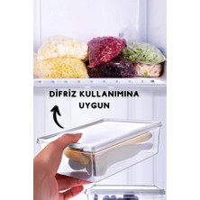 Hilamingo Home 20'li Set Kendinden Kapaklı Derin Dondurucuya Uygun Saklama Kabı 1 Lt. ve 2 Lt.