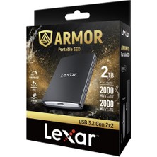 Lexar 2tb LAR700X002T-RNBNG Ext.ssd 2tb Usb3.2 GEN2X2 Up To 2000MB/S Read And 2000MB/S Wrıte