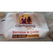Zey Camping Büyük Boy Plaj Havlusu Piknik Bahçe Eşyaları Taşıma Çantası