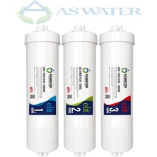 As Water Ihlas Aura Cebilon Plus Silver Platinum Uyumlu 5 Aşamalı Elite Filtre Seti