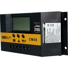 Pwm Solar Şarj Kontrol Cihazı 12/24V (CM30)