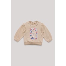 GB Baby Bg Store Kız Bebek Somon Sweatshirt