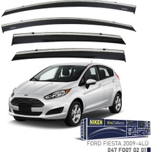Niken Ford Fiesta 2009- Kromlu Cam Rüzgarlığı 4 Lü
