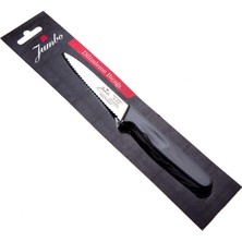 Jumbo Practico Black Tırtıklı Soyma Bıçağı - 9cm