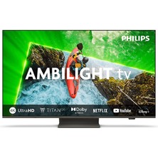 Philips 55PUS8609/62 55'' 139 Ekran Uydu Alıcılı 4K Ultra HD LED Dolby Atmos Titan Os Ambilight TV