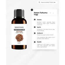 Savonnova Doğal Keten Tohumu Yağı %100 Saf 20 ml