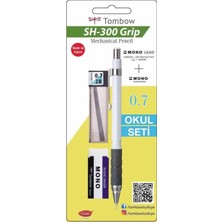 Tombow Beyaz SH-300 Grip 0.7 Versatil Okul Seti