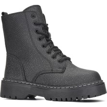 Albishoes Kız Çocuk Fermuarlı Suya Dayanıklı Soğuk Geçirmez Postal Bot Bağcıklı