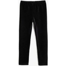 Koton Kız Çocuk Tayt Siyah Renk Yumuşak ve Rahat Kullanım İçin Tasarlandı