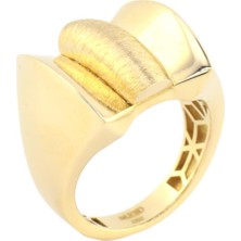 14 Ayar Altın Tasarım Yüzük  -  0181336