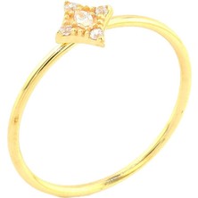 14 Ayar Altın Tasarım Yüzük  -  0181915