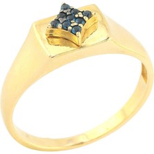 14 Ayar Altın Tasarım Yüzük  -  0181910