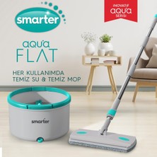 Smarter Aqua Flat + Otomatik Temizlik Seti Tablet Mop Paspas