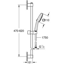 Grohe Tempesta Cube 110 Duş Seti - 27579003