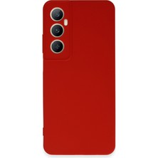 Denza Case Realme C65 Kılıf Soft Pürüzsüz Silikon Kılıf - Kırmızı