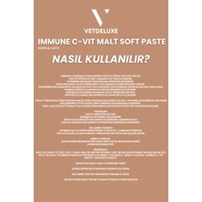 Vetdeluxe Immune C-Vit Malt Paste C Vitaminli Kedi ve Köpek Malt Macunu 100 gr