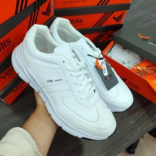 Volis 45-46-47 Numaralar Da Büyük Numara Erkek Beyaz Sneaker & Spor Ayakkabı 23201