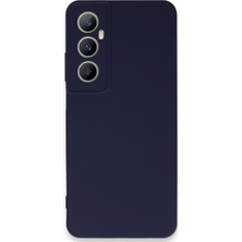 Denza Case Realme C65 Kılıf Soft Pürüzsüz Silikon Kılıf - Lacivert