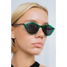 Saksağan Green Leopard Black Güneş Gözlüğü