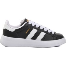 Ayakmod B-573 Siyah-Beyaz Bağcıklı Unisex Sneaker