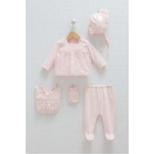 Caramel 5 Li Set - Caramell - Pembe - 0-3 Ay - 9013-PEMBE-0-3 Ay