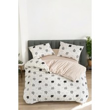 Miaselis Lantana Desenli Tek Kişilik Nevresim Takımı (Lastikli Çarşaflı)