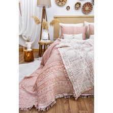 Destiny Hometex Aztek Desen 4 Katlı Multi Muslin %100 Pamuk Çift Kişillik Battal Boy