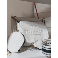 Çok Gözlü Beyaz Tote Bag