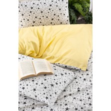 Miaselis Lantana Stella Yıldız Desenli Tek Kişilik Nevresim Takımı (Lastikli Çarşaflı)