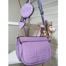 Çok Gözlü Lila Tote Bag