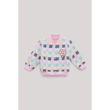 GB Baby Bg Store Kız Bebek Renkli Çizgili Ceket Uzun Kol Pamuklu Günlük Model 18 Ay