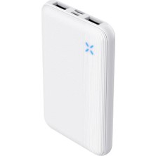 Sunix 5000 Mah Çift USB Çıkışlı Powerbank Beyaz Pb-52