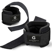 Tekno Trust Siyah Big Grip Pro Lifting Straps Ağırlık Kaldırma Kayışı Fitness Ağırlık Destek Bilekliği Strap Bi