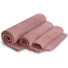 Taşıma  Çantalı Müslin Seyahat Havlu Seti, Hafif ve Çabuk Kuruyan XL Banyo - Plaj Havlusu 170X110 cm