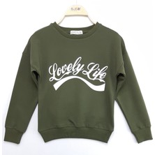 Toontoy Kız Çocuk Sweatshirt Lovely Life Baskı