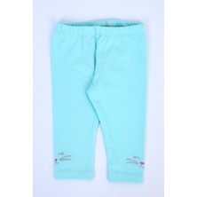 Toontoy Kız Bebek Kedi Nakışlı Tayt