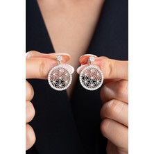 Silvano Jewelry 925 Ayar Gümüş Yaşam Çiçeği Küpe