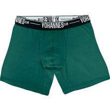 Yohannes Club erkek, Özel Anatomik Pamuklu Boxer,tekli, Zeytin Yeşil