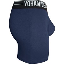 Yohannes Club erkek, Özel Anatomik Pamuklu Boxer,tekli, Lacivert
