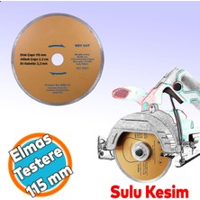 Nzb 115 mm Elmas Testere Beton Tuğla Ahşap Granit Mermer Asfalt Plastik Sulu Kesme Kesici Disk Diski