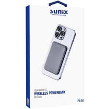 Sunix 5000 Mah 15W Manyetik Wireless Powerbank Natural  Pb-54