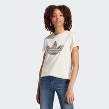 Adidas Originals IJ7067 Trefoil Monogram Infill Tee