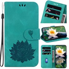 Colorful Shop Oppo Oppo 10 5g Kabartma Lotus Çiçek Kickstand Manyetik Için Flip Case (Yurt Dışından)