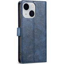 Colorful Shop IPhone 15 Için Flip Case Yan Cep Anti Kayma Kart Yuvaları Manyetik Kapatma (Yurt Dışından)