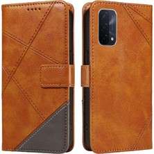 Colorful Shop Oppo A93 5g Deri Telefon Koruma Kılıfı ve Kart Yuvası ile Flip Case (Yurt Dışından)