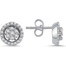 Ariş Pırlanta Effect Küpe