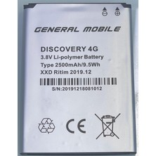 General Mobil Discovery One 4g Gm4 Gm5 Batarya Pil