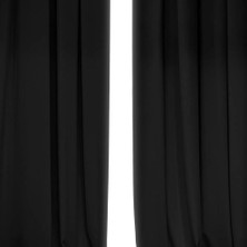 Miabella Home Blackout,karartma Fon Perde,ekstrafor Büzgülü,ışık Geçirmez,kornişli,tek Kanat Güneşlik Fon Perde