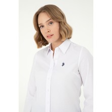 U.S. Polo Assn. Kadın Beyaz Gömlek Basic 50297002-VR013